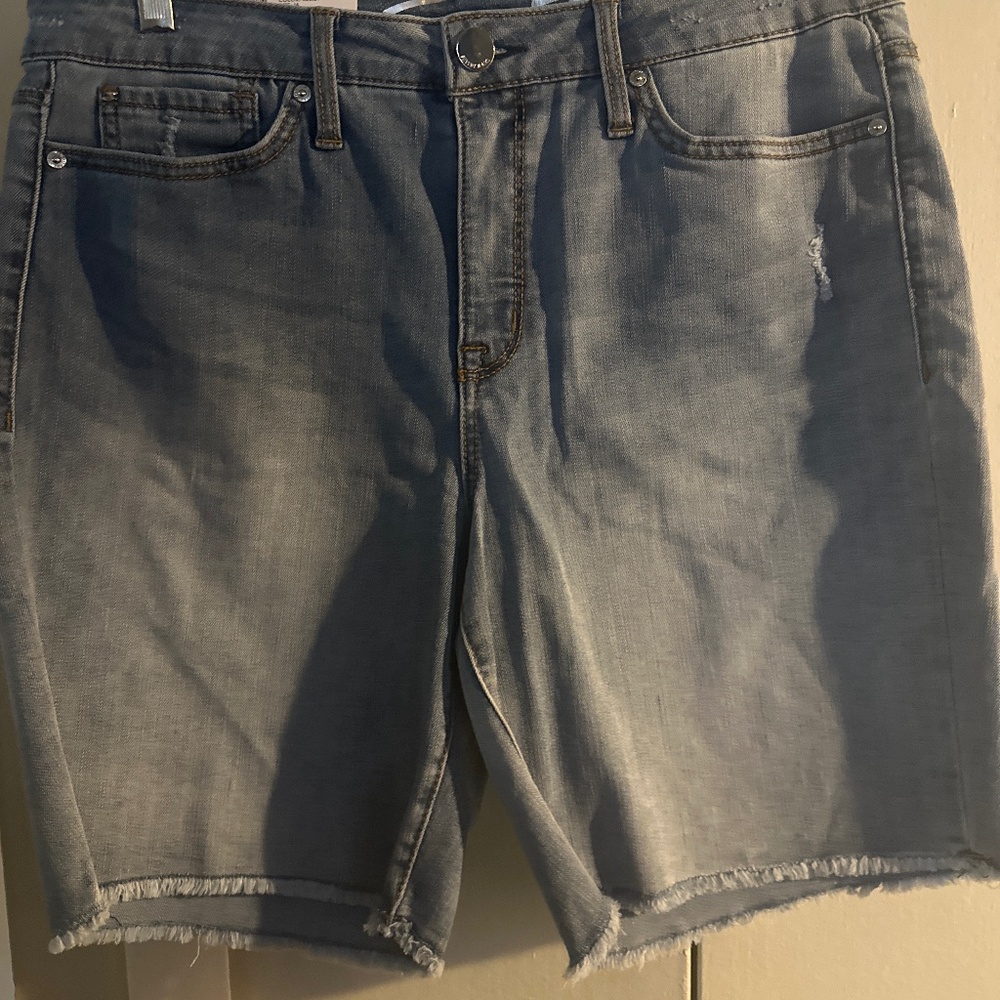 Seven Mankind Bermuda stretch Jean shorts